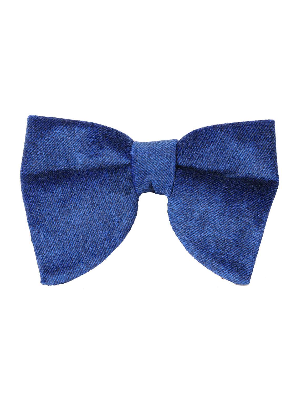 blue velvet bow tie