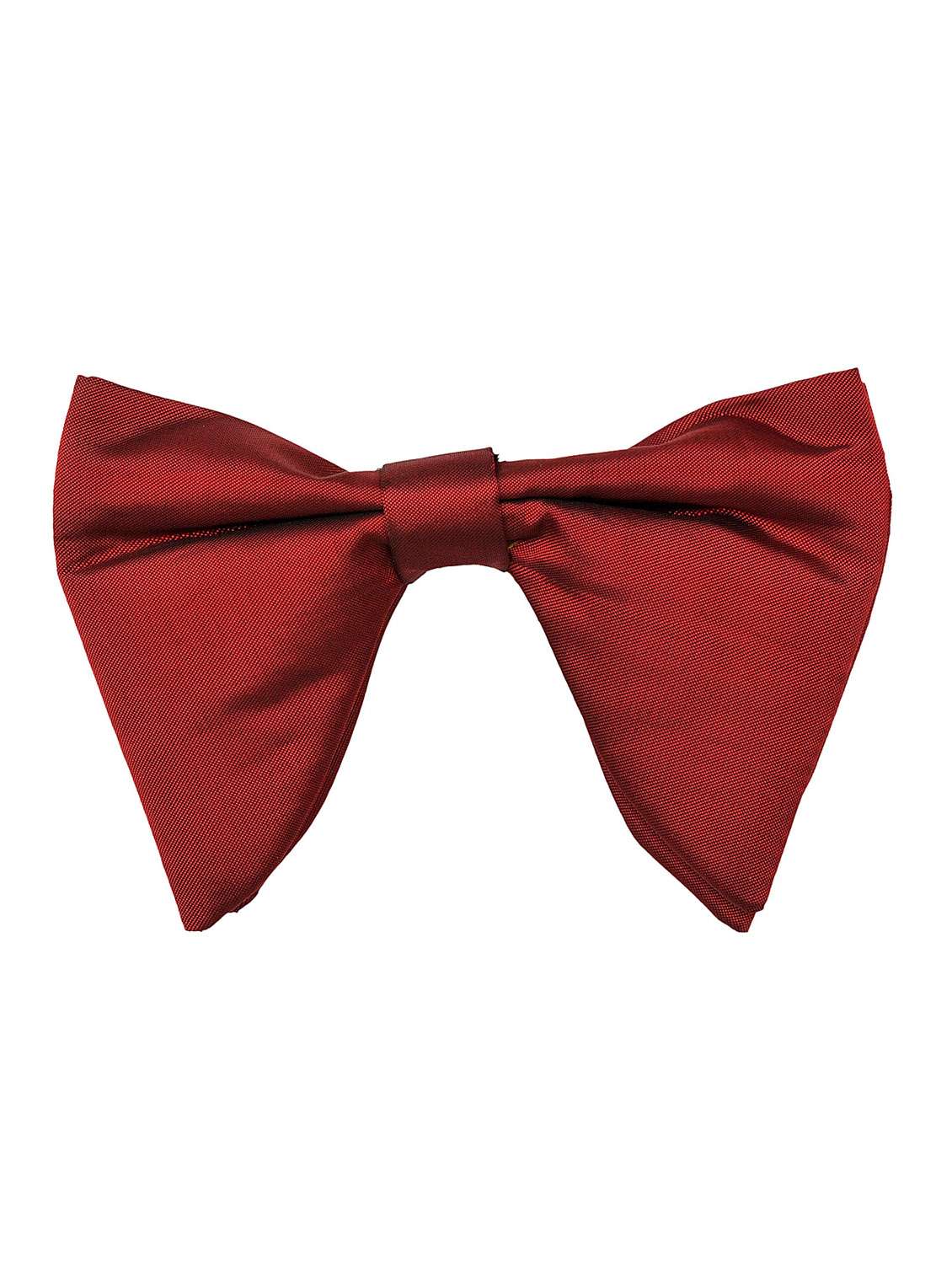 maroon polyester bow tie