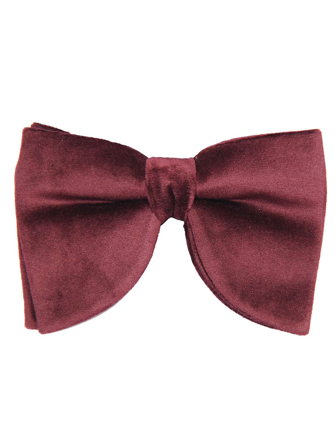 maroon velvet bow tie