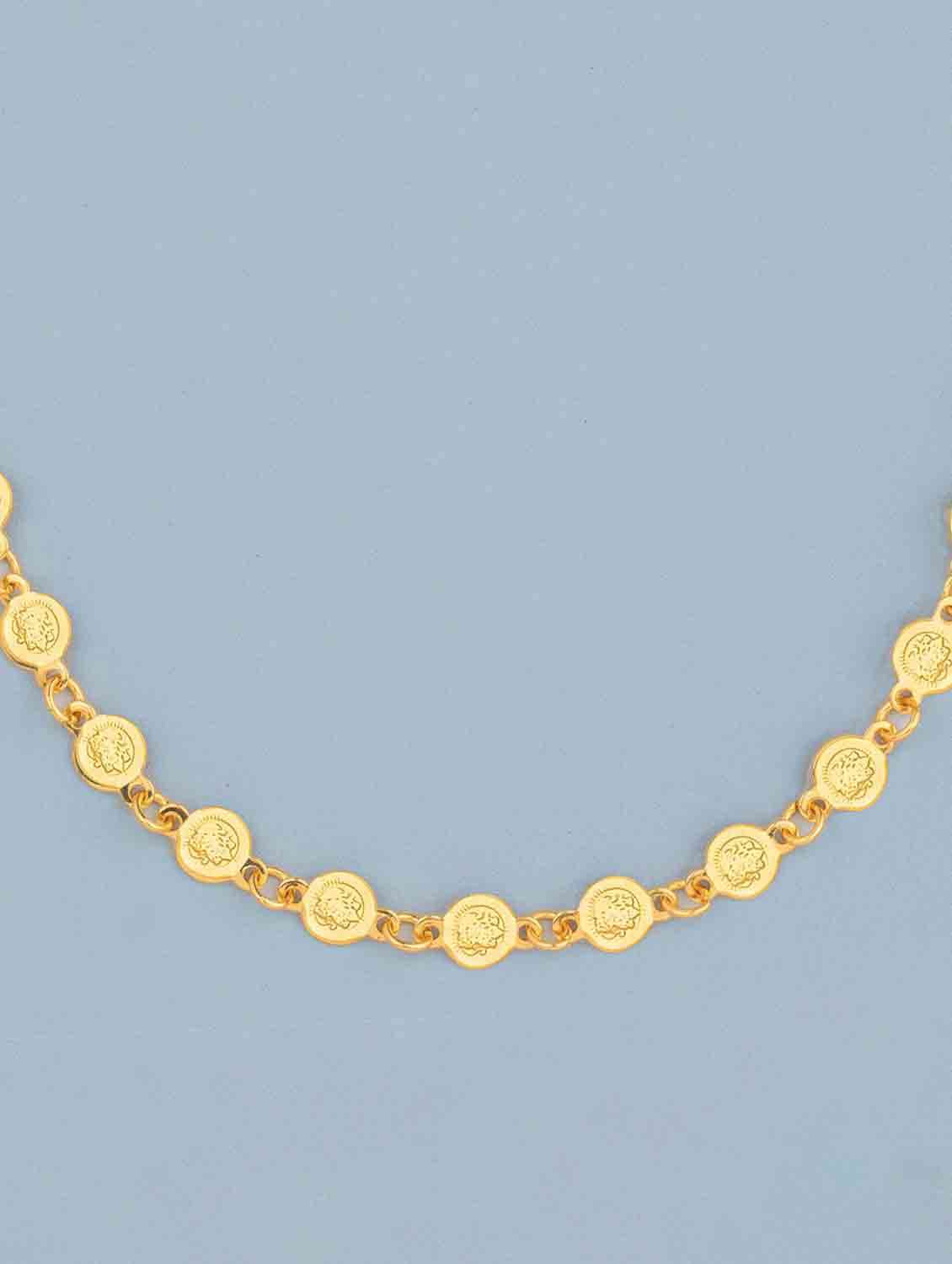 women gold long necklace - 18565400 - Standard Image - 2