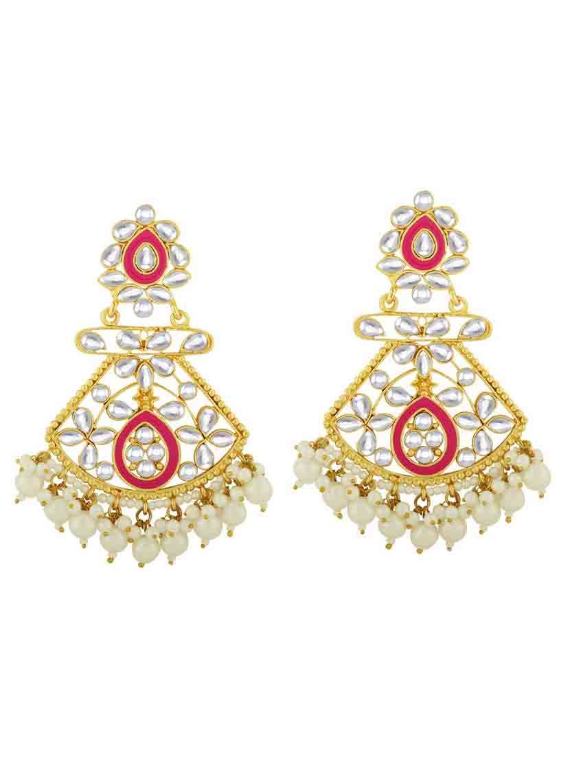 gold metal drop earring