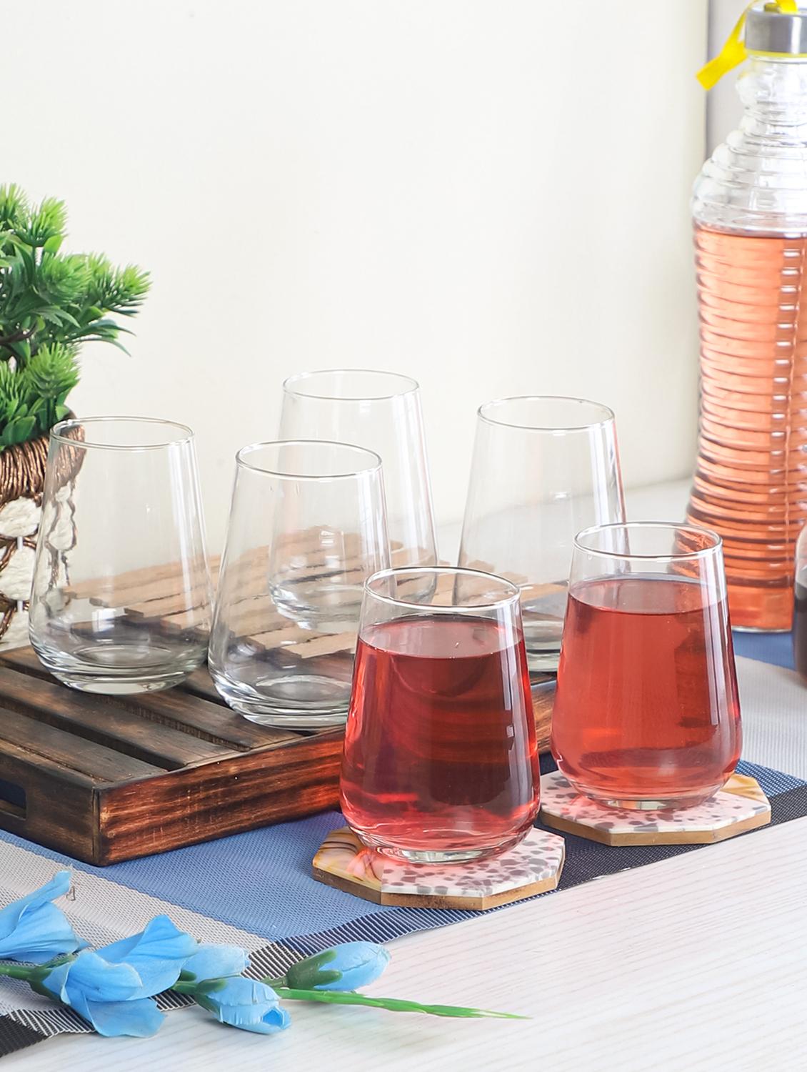 set of 6 glass set 