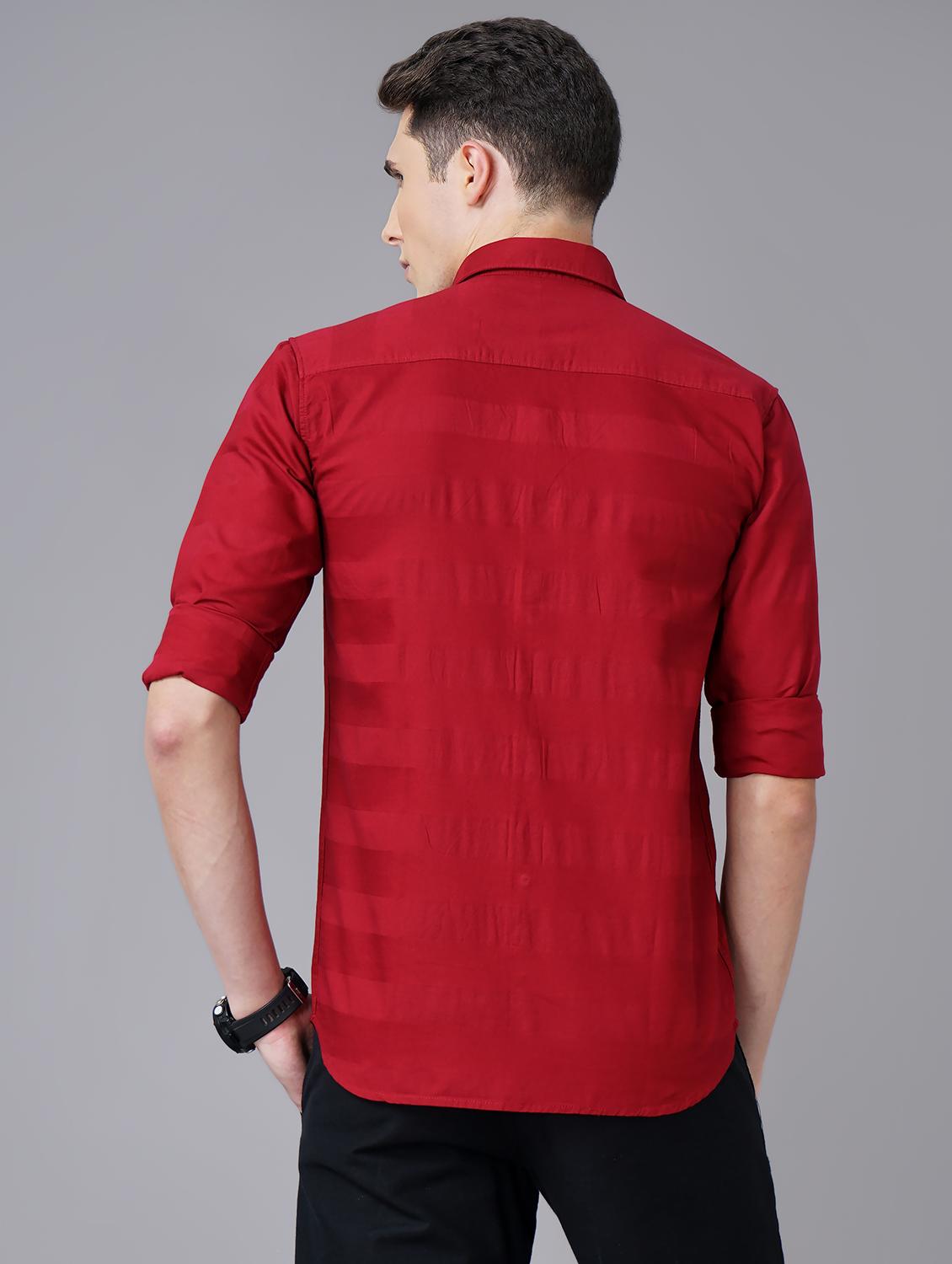 red striped casual shirt - 18566619 - Standard Image - 2