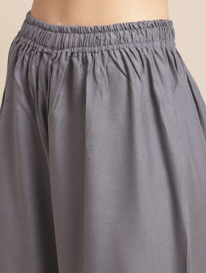 pack of 2 solid palazzos - 18566675 -  Standard Image - 7