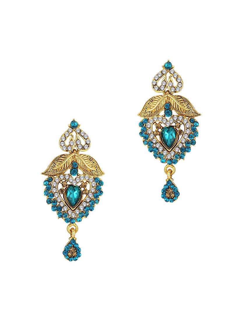 gold plated necklace with earrings - 18566705 - Standard Image - 2