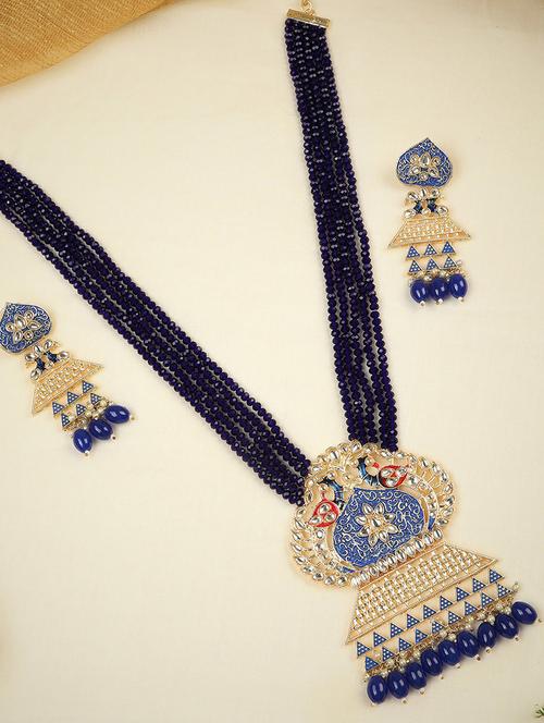 gold plated necklace set - 18566784 - Standard Image - 0