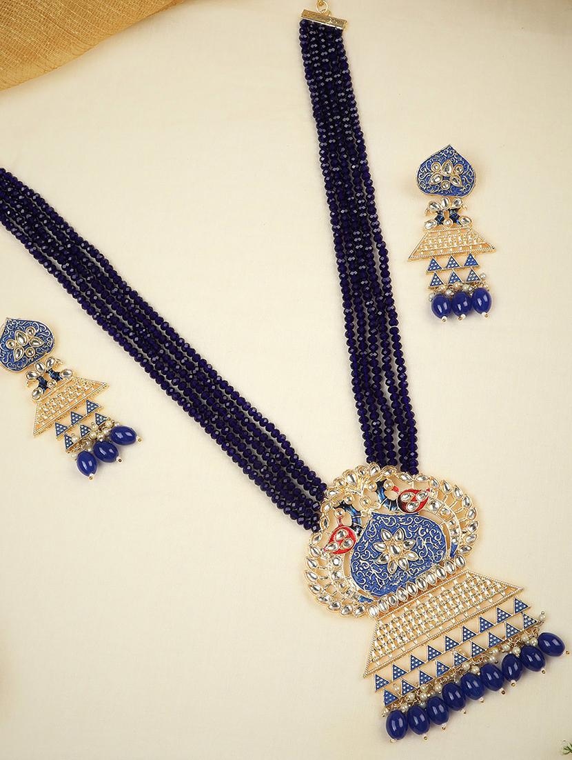 gold plated necklace set - 18566784 - Zoom Image - 0