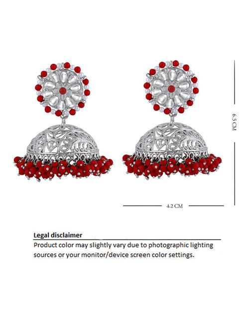 silver plated earring - 18567152 - Standard Image - 0