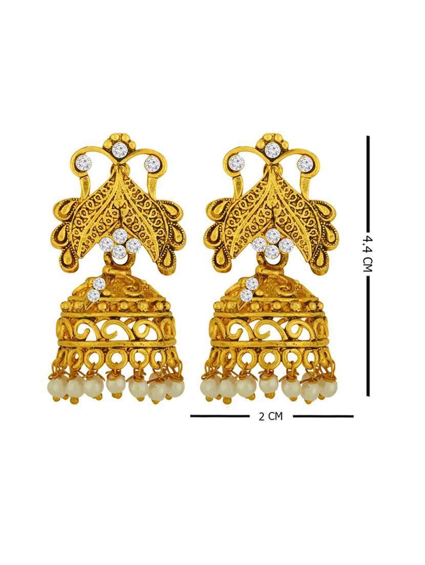 gold plated earring - 18567165 - Standard Image - 2