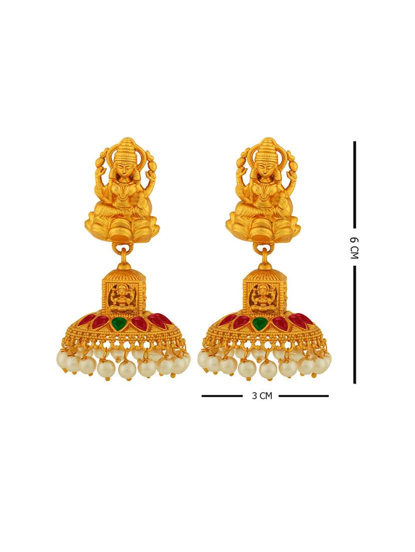 gold plated earring - 18567181 - Standard Image - 2