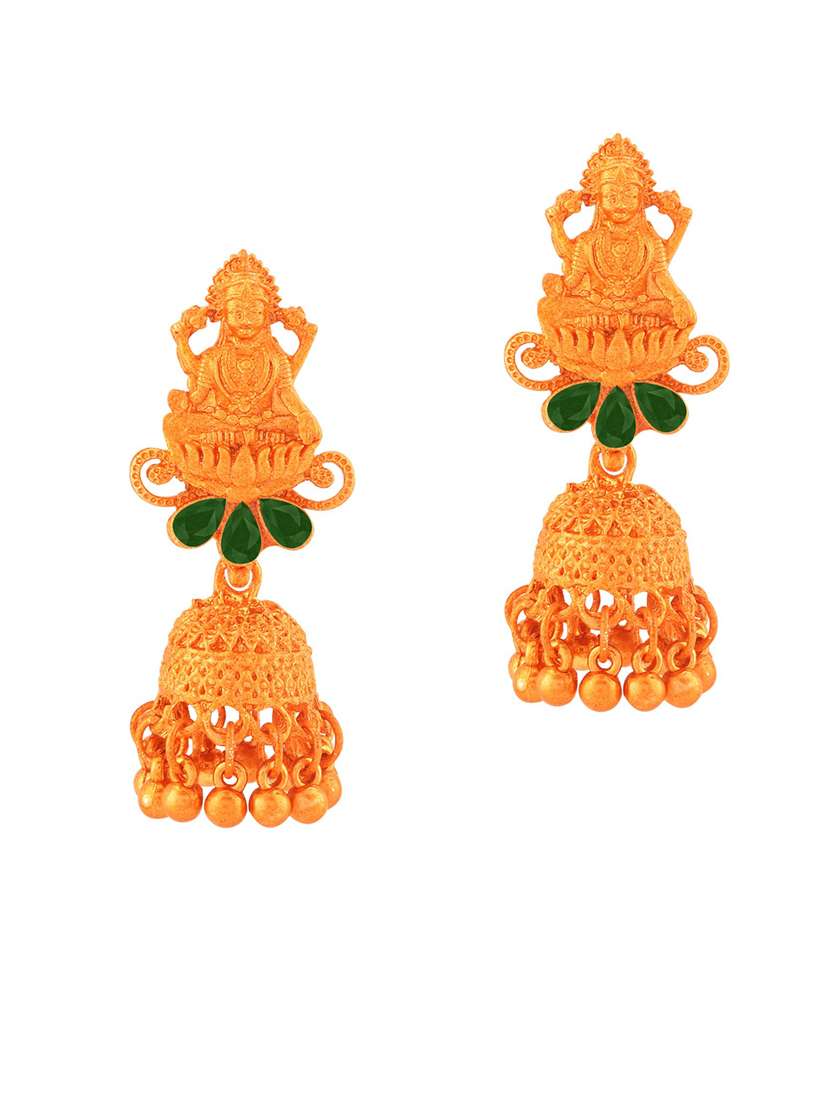 gold plated earring - 18567193 -  Standard Image - 2
