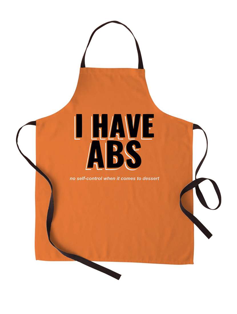 i have abs printed canvas cotton kitchen apron for women/men (55 cms x 81 cms)