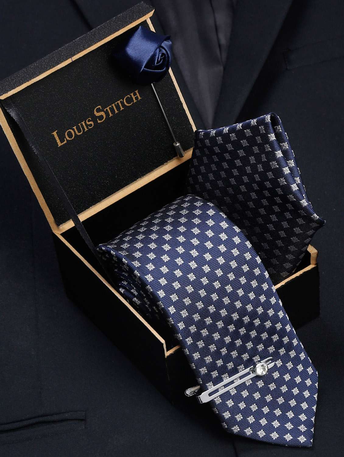 self design tie combo set 
