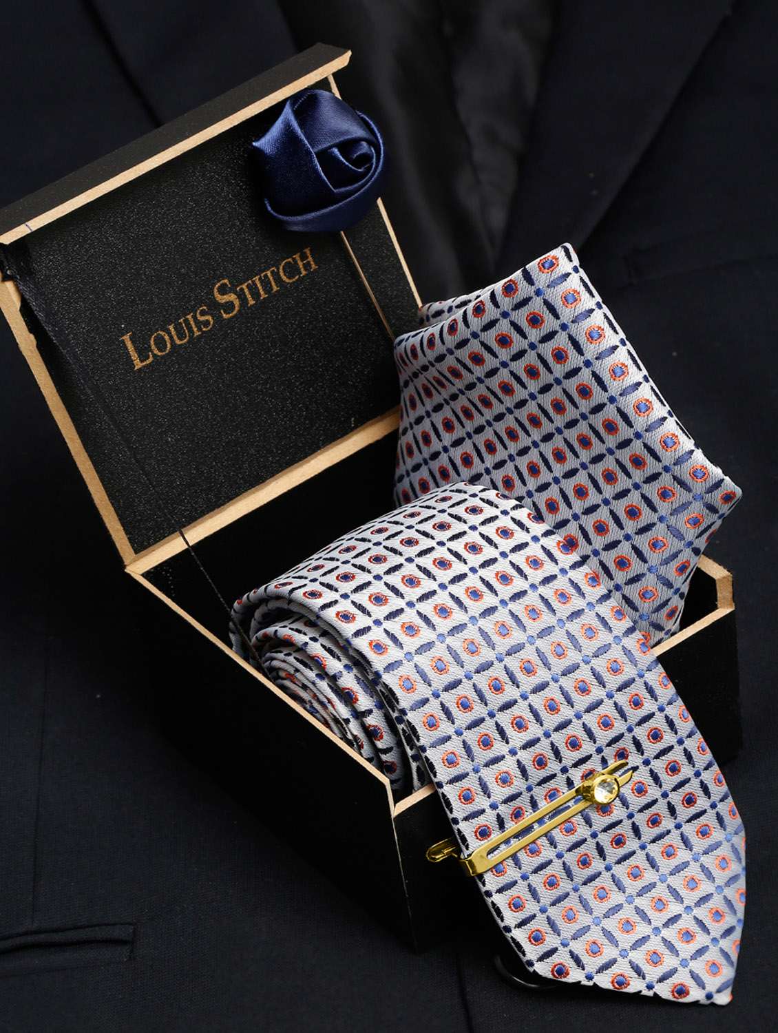 self design tie combo set 