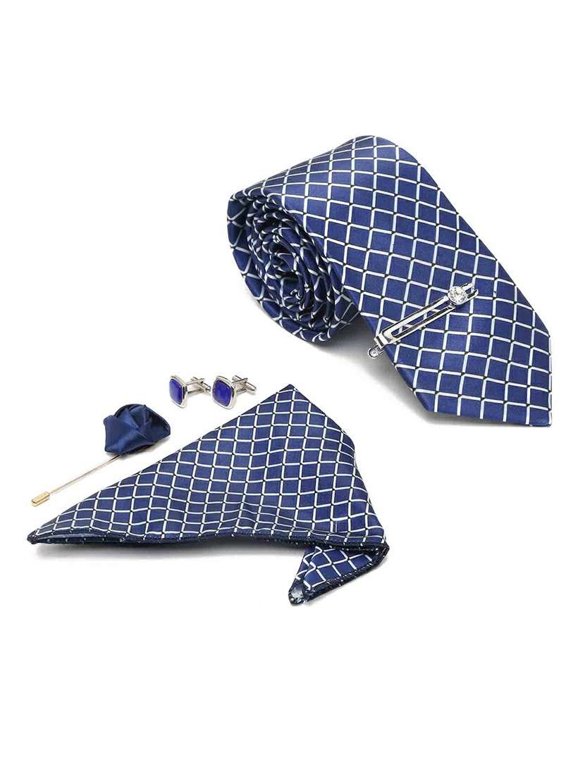 blue tie combo gift set