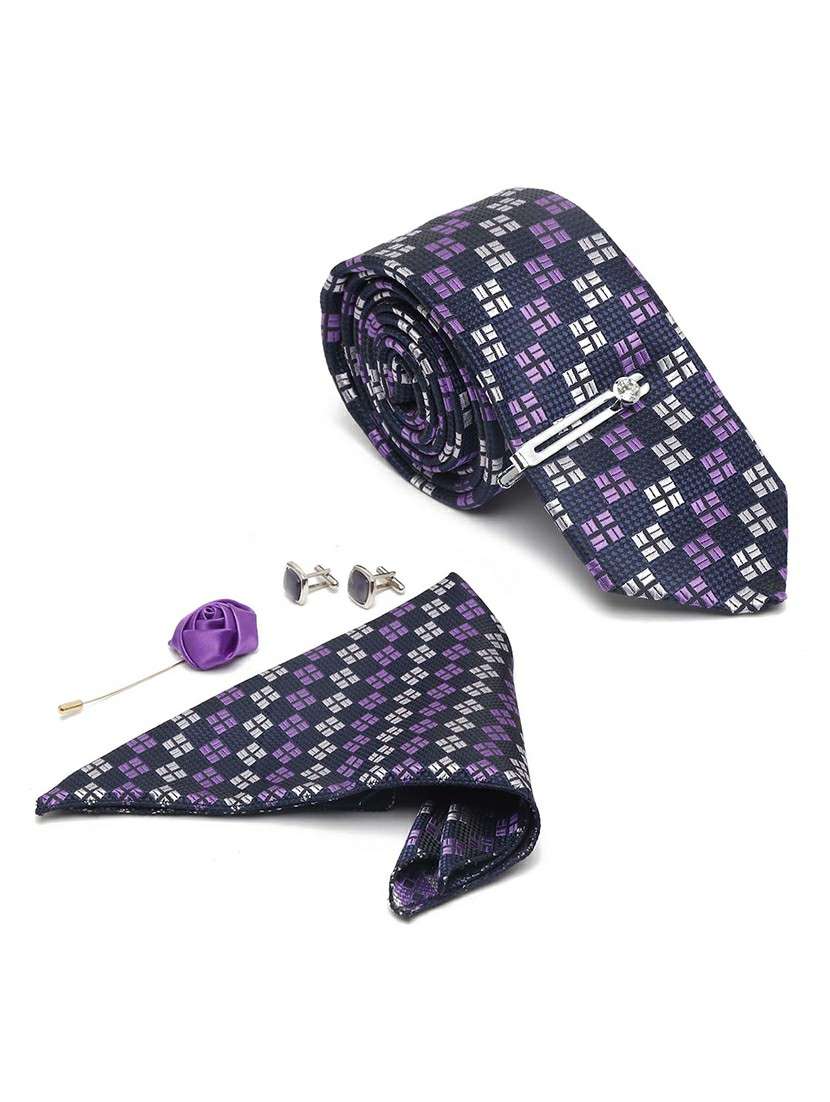 purple tie combo gift set
