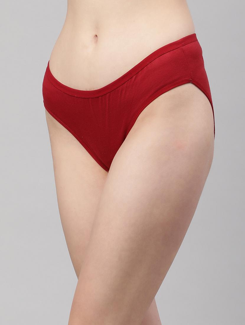 red solid bikini panty - 18569298 - Standard Image - 2