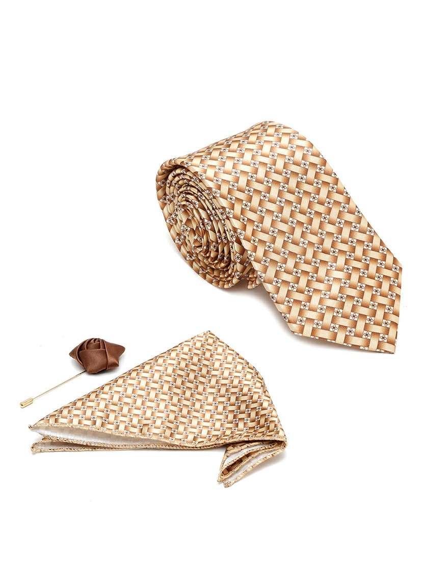 beige tie combo gift set