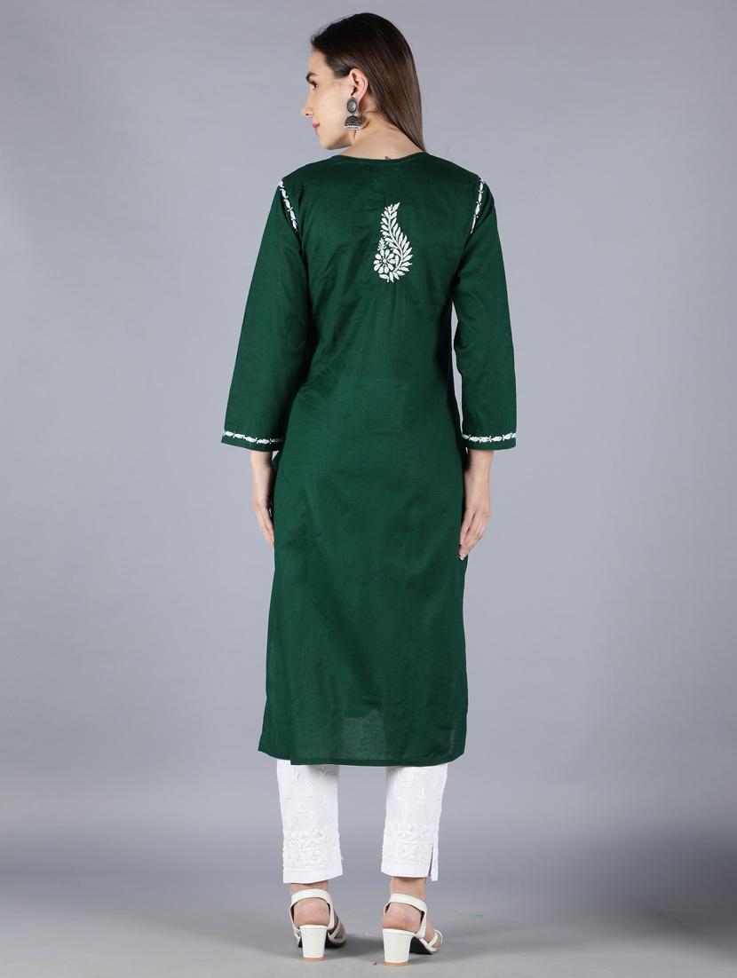 women's straight kurta - 18570803 - Standard Image - 2
