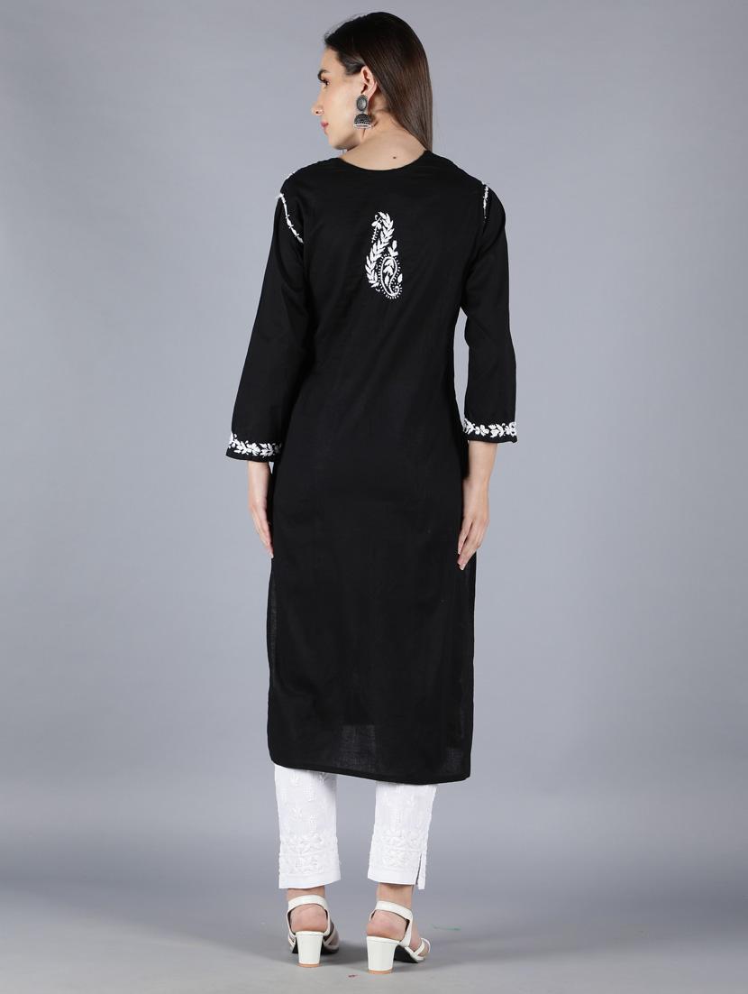 women's straight kurta - 18570806 - Standard Image - 2