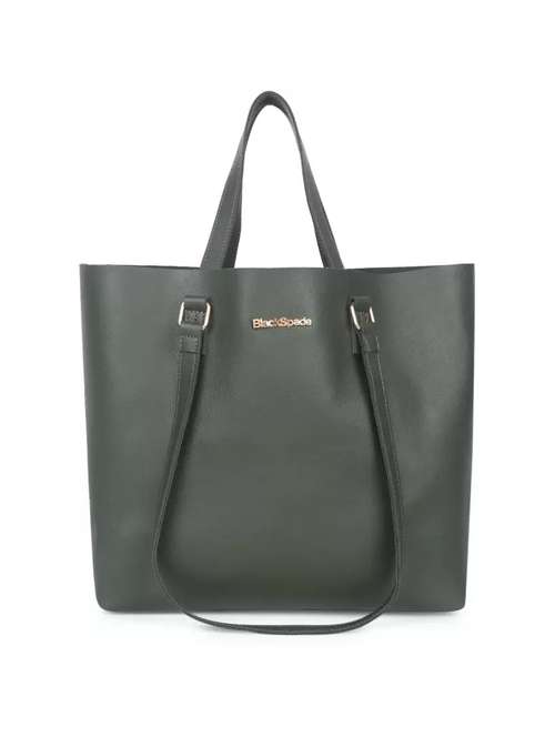olive solid regular tote - 18570857 -  Standard Image - 0