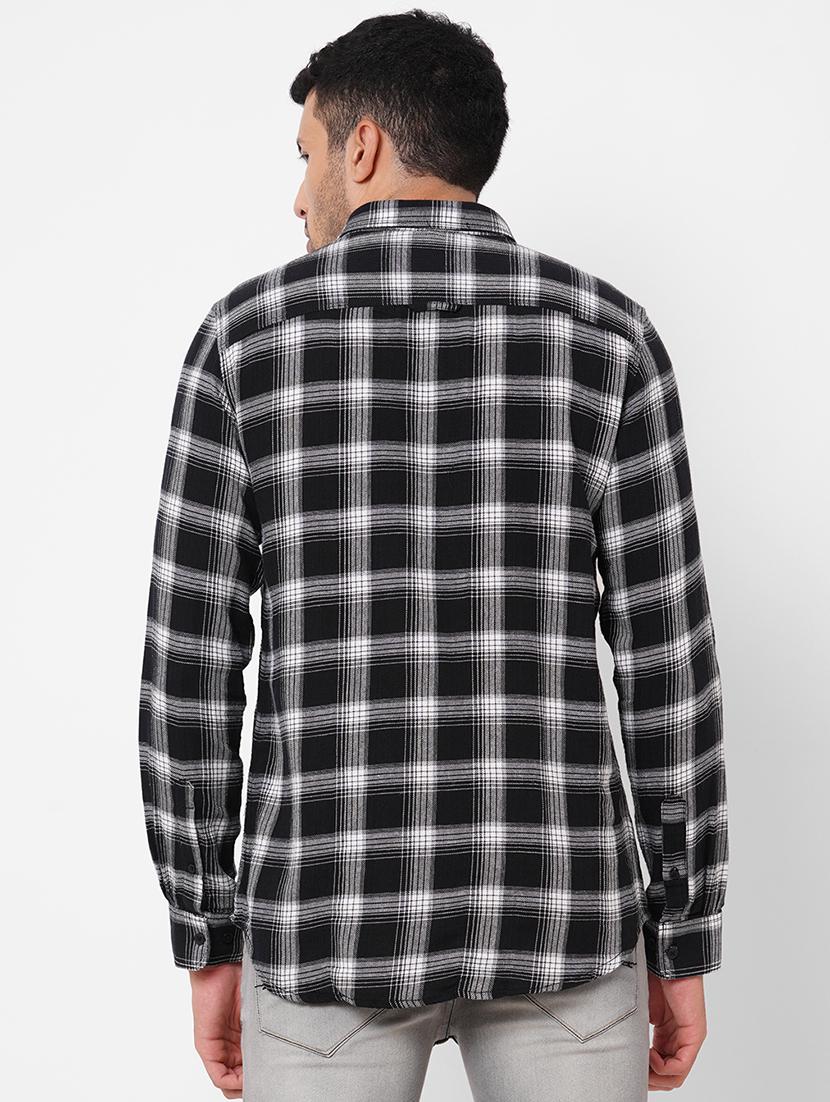 mens checks casual shirt - 18570984 - Standard Image - 2