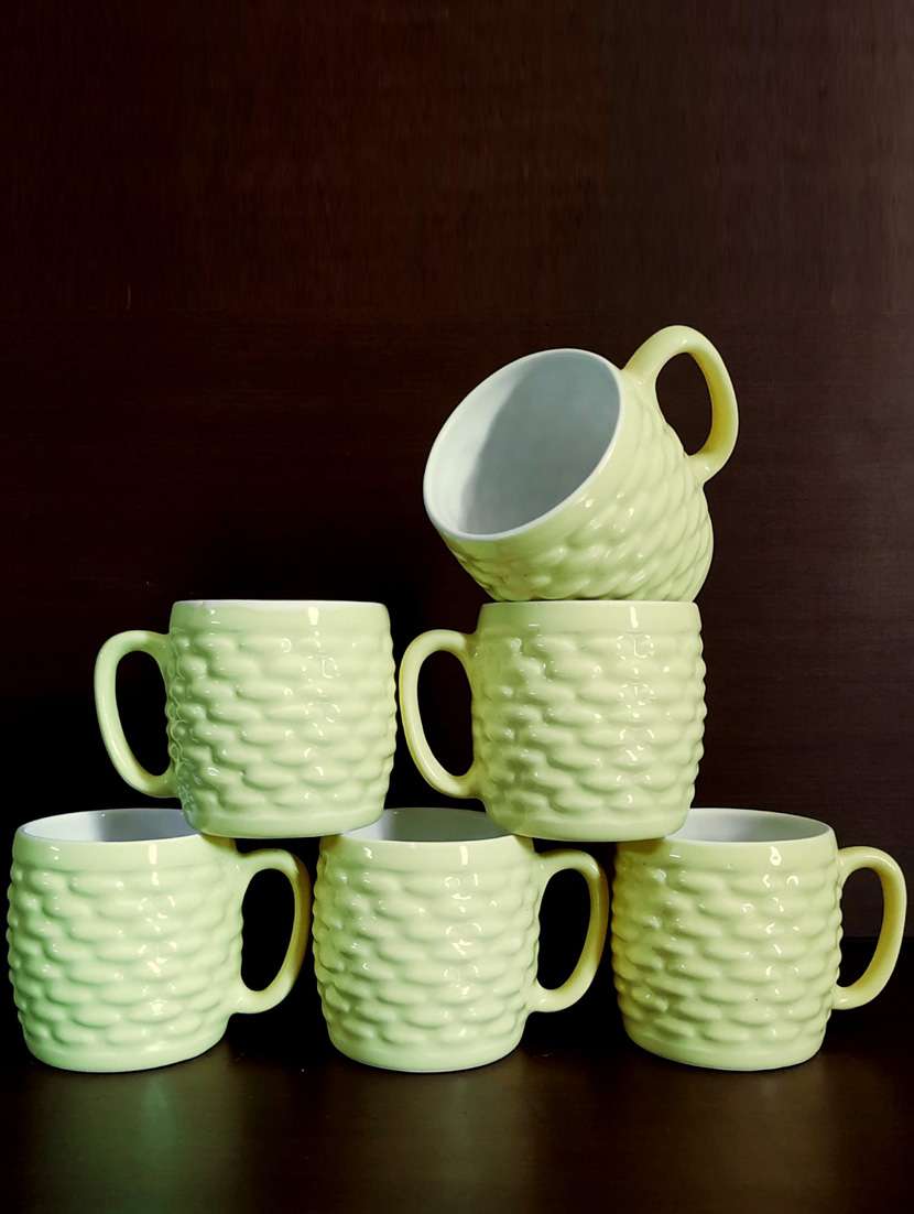 set of 6 designer cup set 