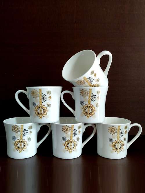 set of 6 printed cups - 18572068 -  Standard Image - 0