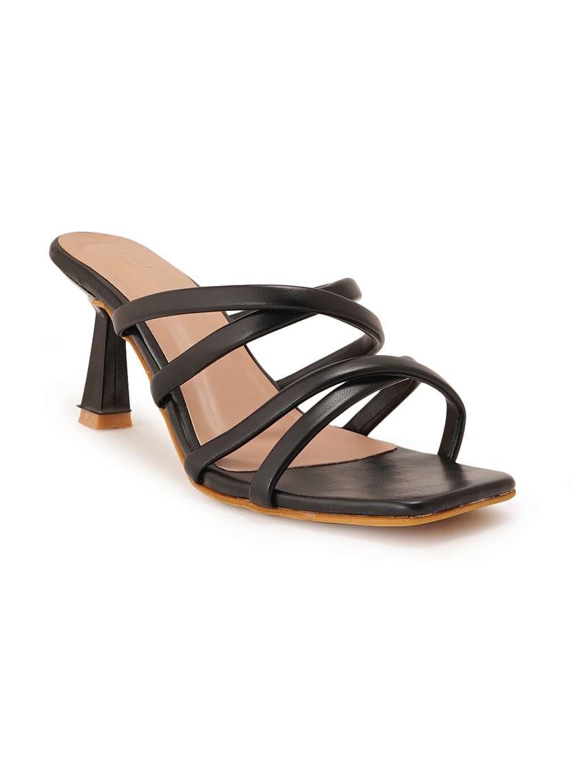 women solid slip on sandal