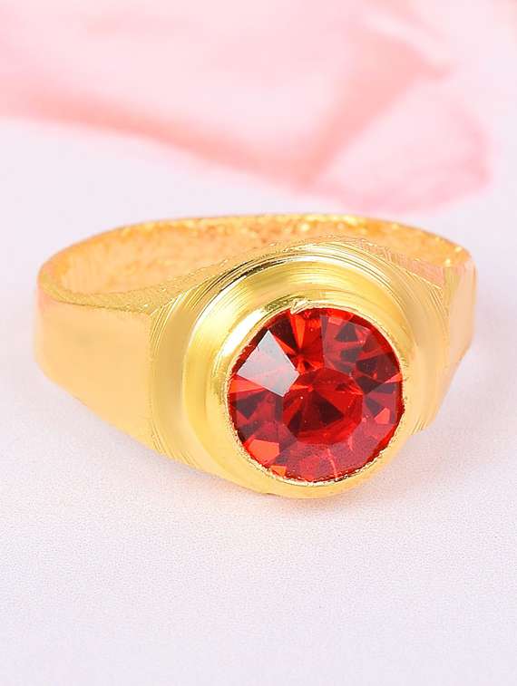 gold brass finger  ring