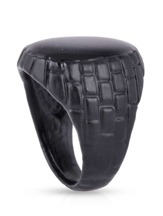black brass finger ring - 18573280 - Standard Image - 2