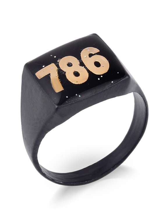 black brass finger  ring - 18573287 -  Standard Image - 2