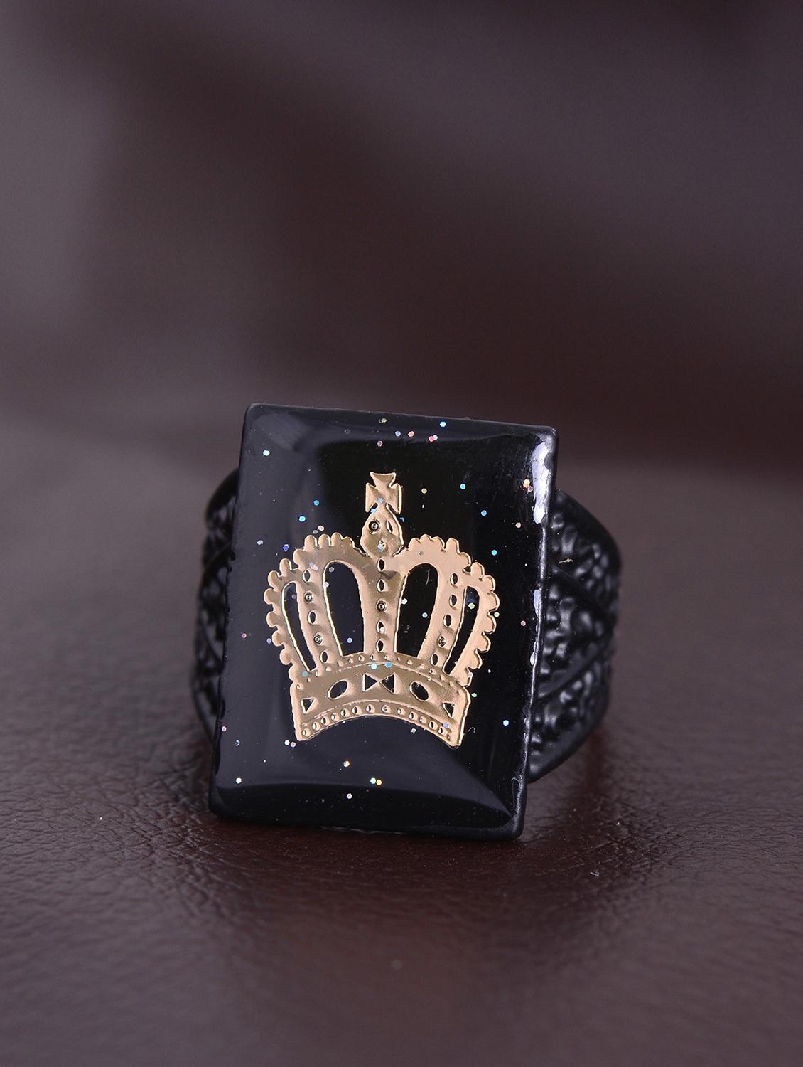 black brass finger  ring - 18573299 -  Zoom Image - 0