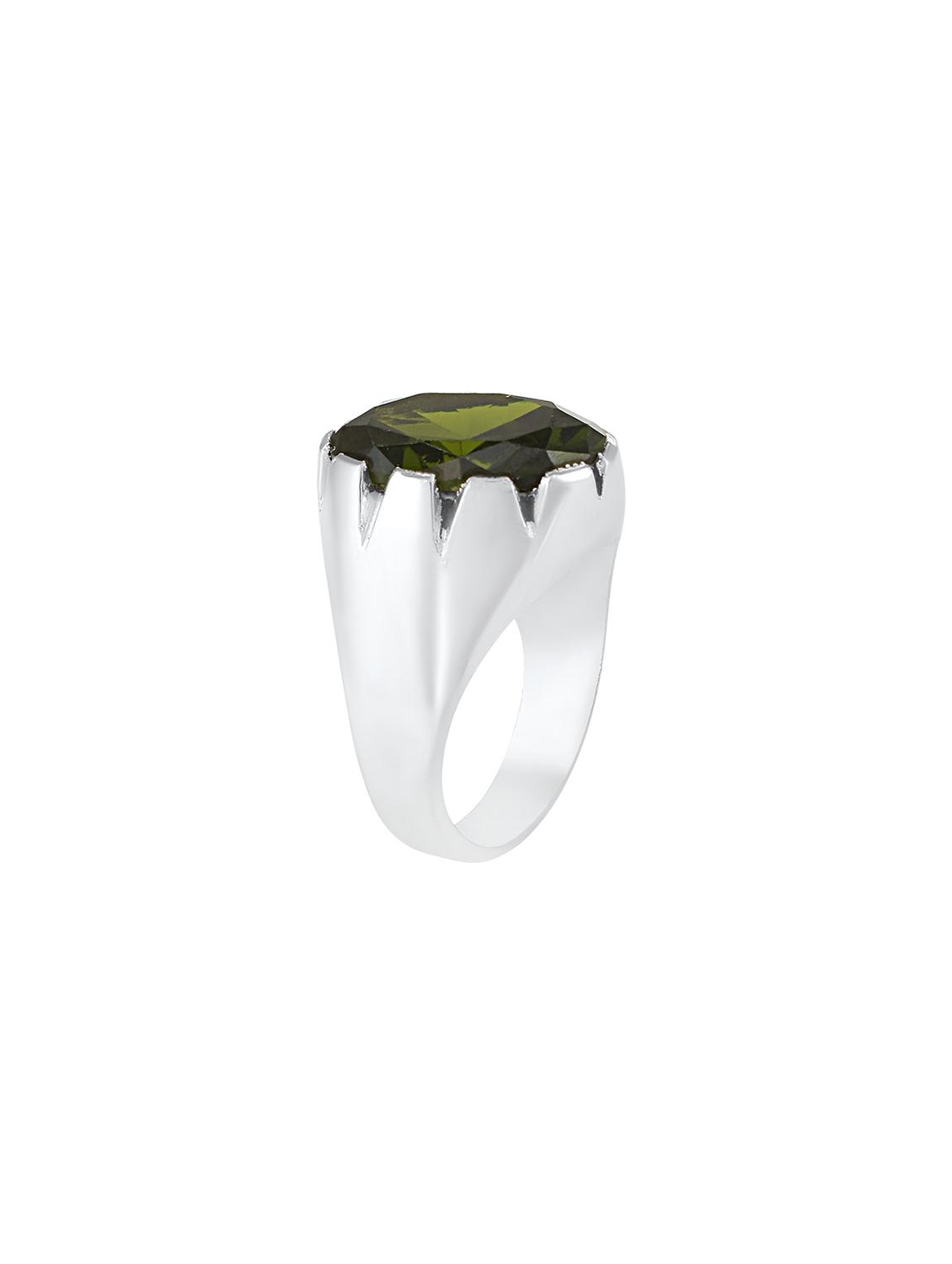 white brass finger ring - 18573311 - Standard Image - 2