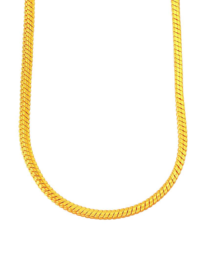 gold plated chain necklace  - 18573357 -  Standard Image - 2