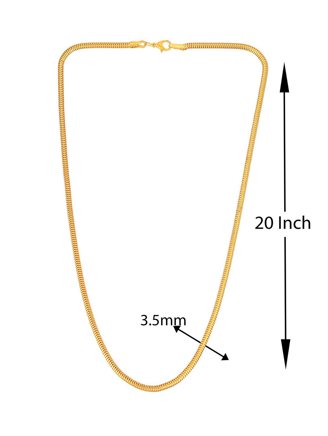 gold plated chain necklace - 18573358 -  Standard Image - 2