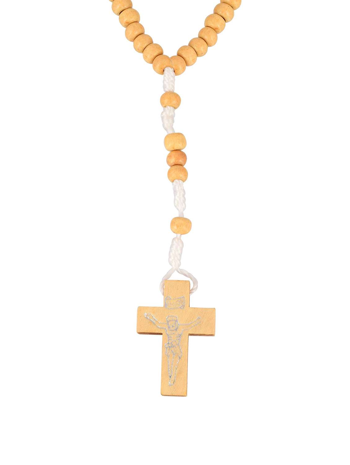 brown wood long necklace  - 18573359 -  Standard Image - 2