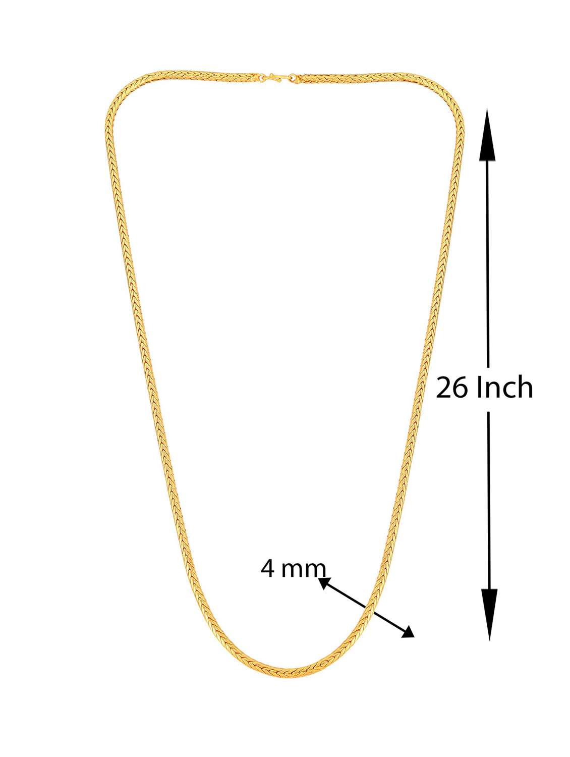 gold plated chain necklace - 18573360 -  Standard Image - 2