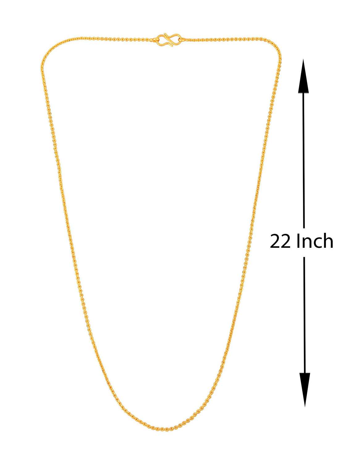 gold plated chain necklace - 18573363 - Standard Image - 2