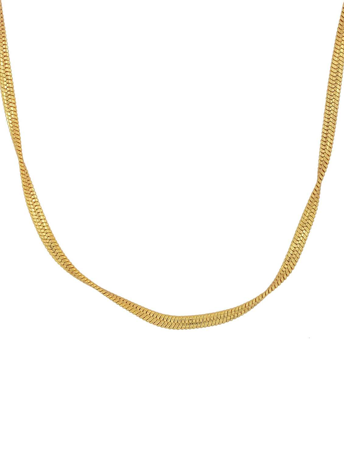 gold brass long necklace - 18573431 -  Standard Image - 2