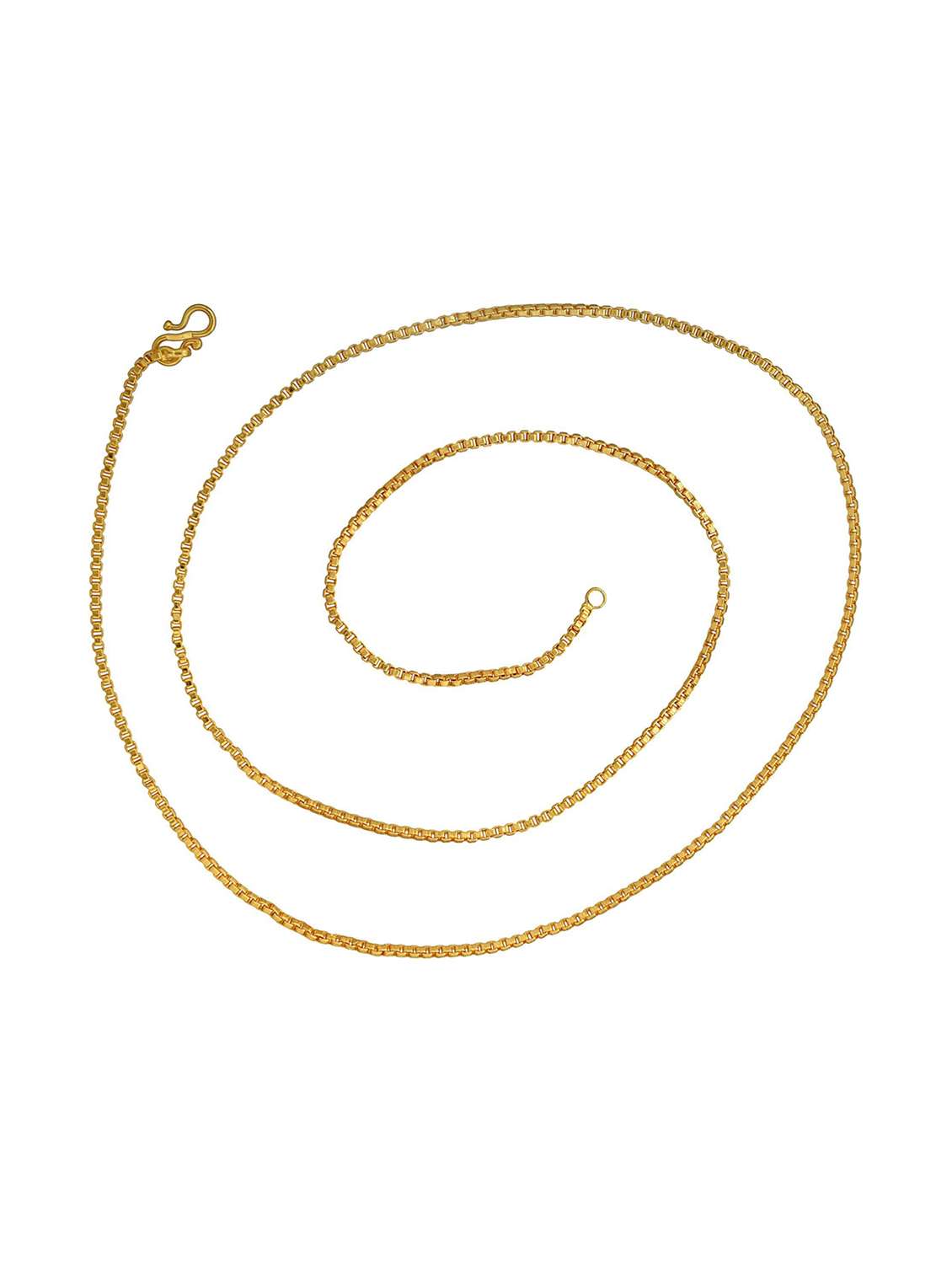 gold plated chain necklace  - 18573434 -  Standard Image - 2