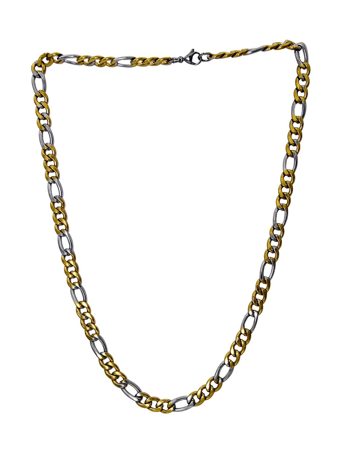 gold brass short necklace - 18573438 -  Zoom Image - 0