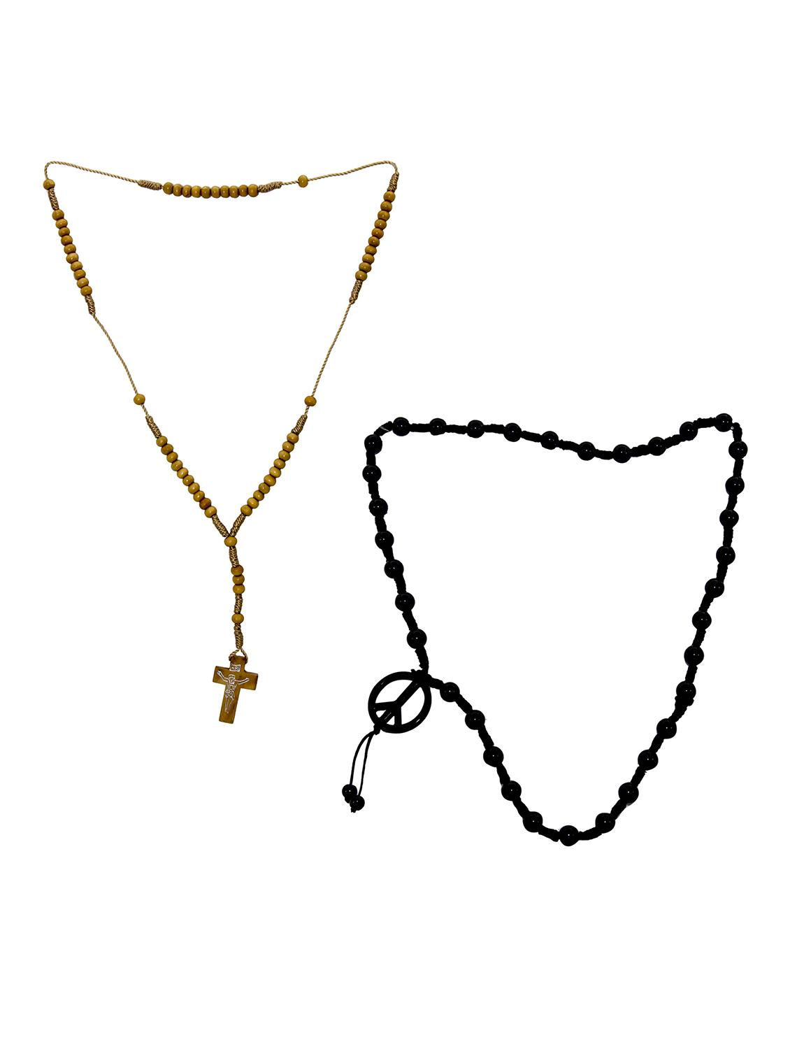 multi colored wood combo necklace - 18573439 - Zoom Image - 0