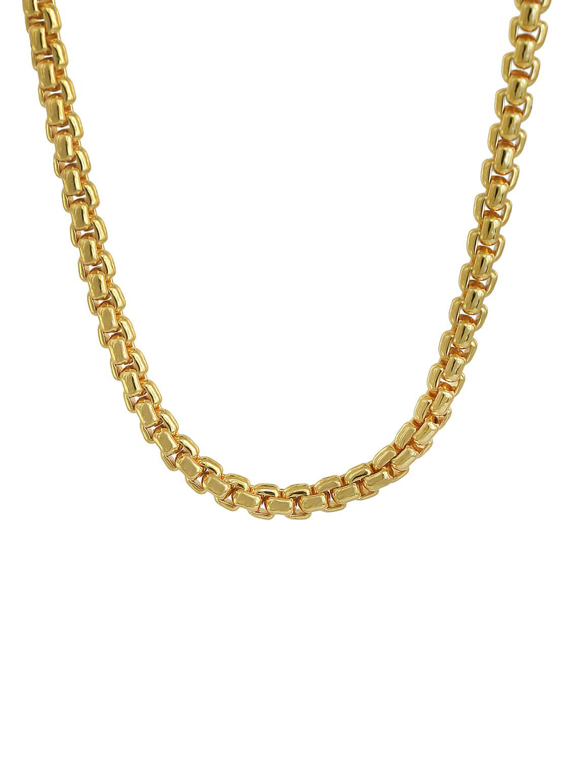 gold plated chain necklace  - 18573447 -  Standard Image - 2