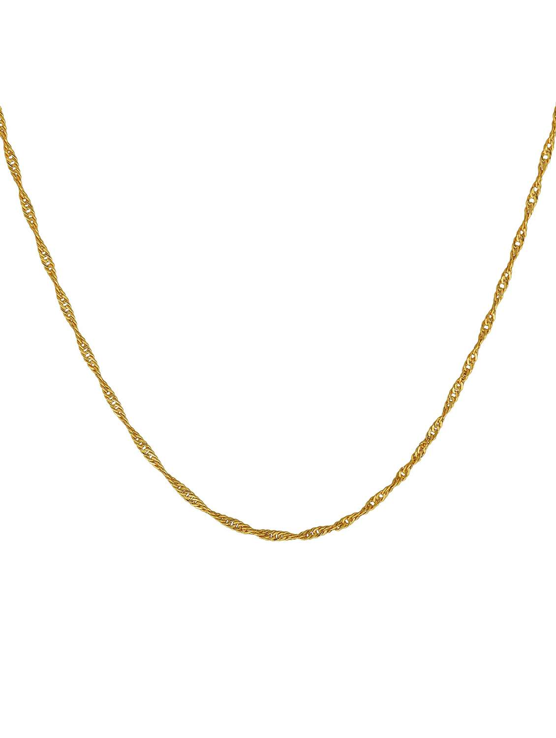 gold plated chain necklace  - 18573452 -  Standard Image - 2