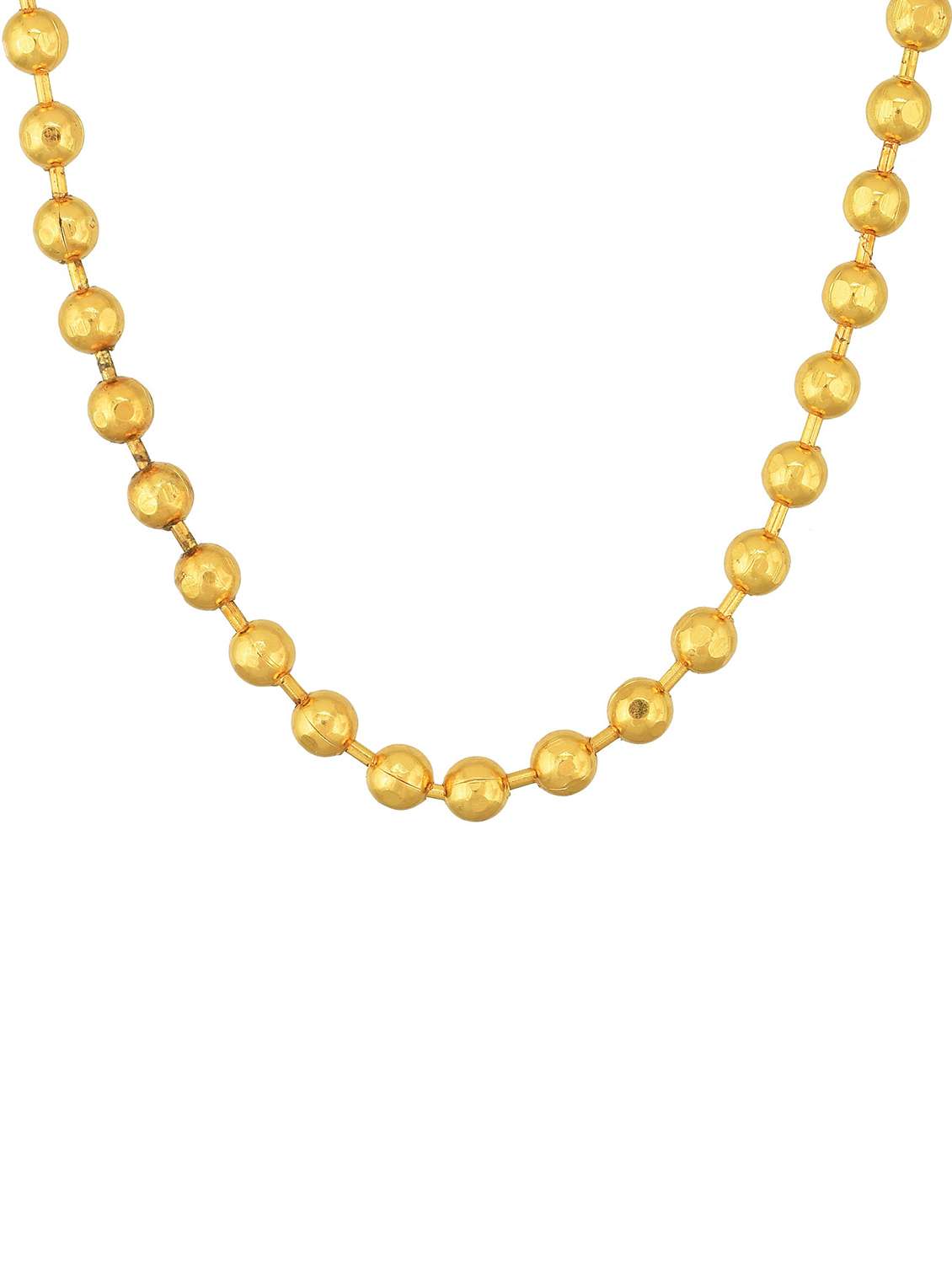 gold plated chain necklace - 18573478 - Standard Image - 2