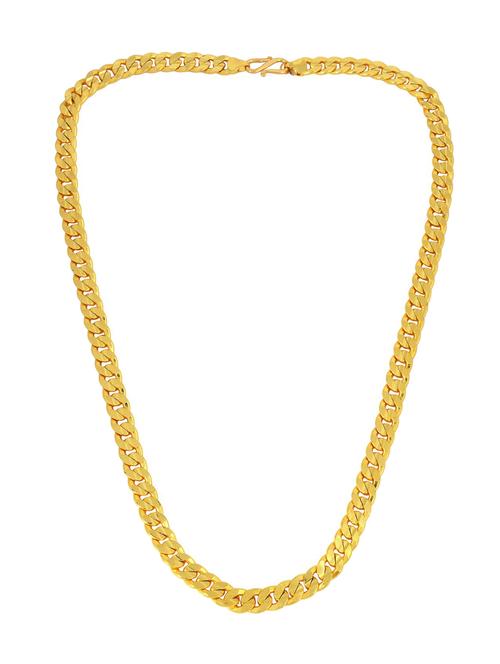 gold brass long necklace - 18573502 - Standard Image - 0