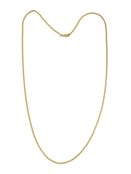 gold brass short necklace - 18573503 - Standard Image - 0