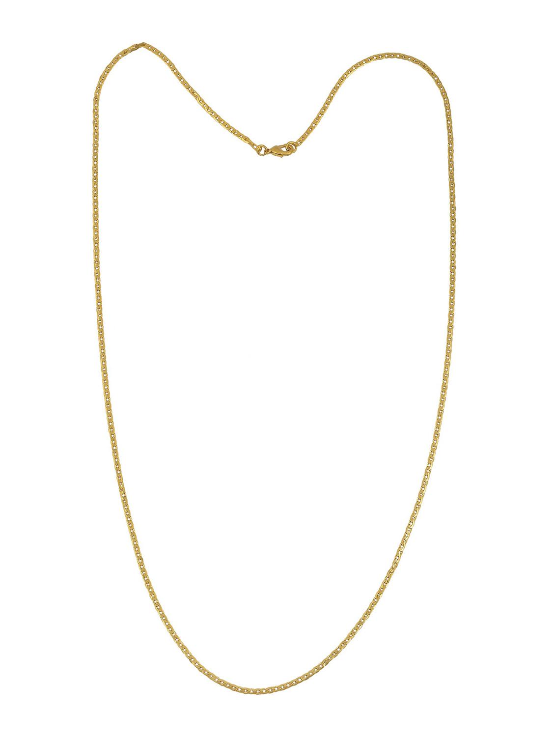 gold brass short necklace - 18573503 - Zoom Image - 0