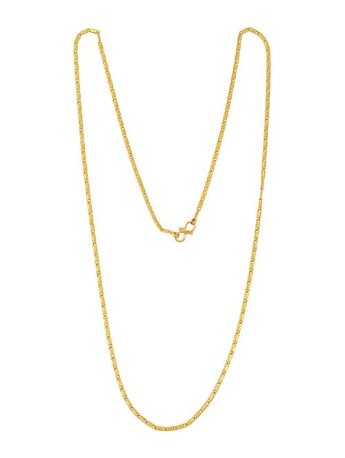 gold brass long necklace - 18573504 -  Standard Image - 0